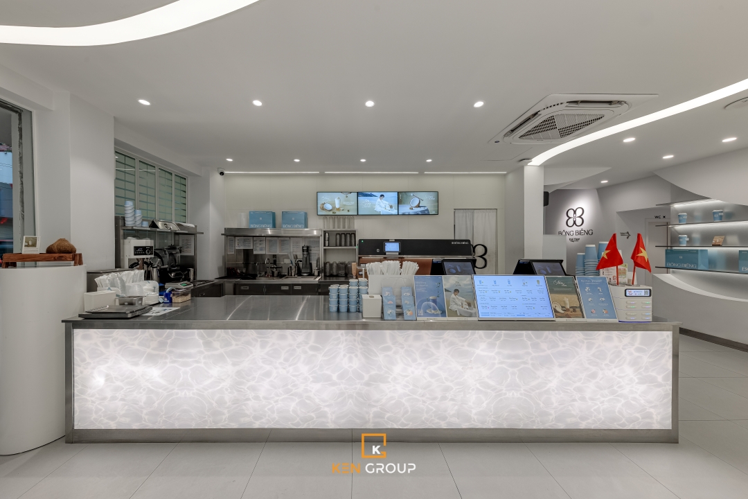 Thi công quán cafe Bông Biêng tại Đội Cấn